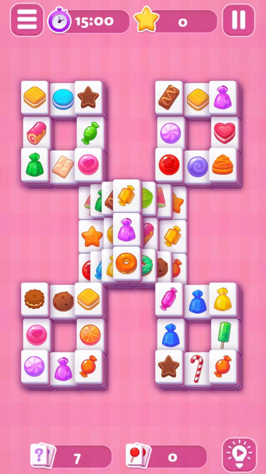 Mahjong Cookie & Candy - colorful mahjongg solitaire game with many  levels::Appstore for Android