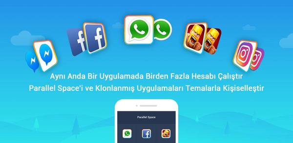 Parallel Space -Çoklu Hesaplar'i telefonuma nasıl indirebilirim? image