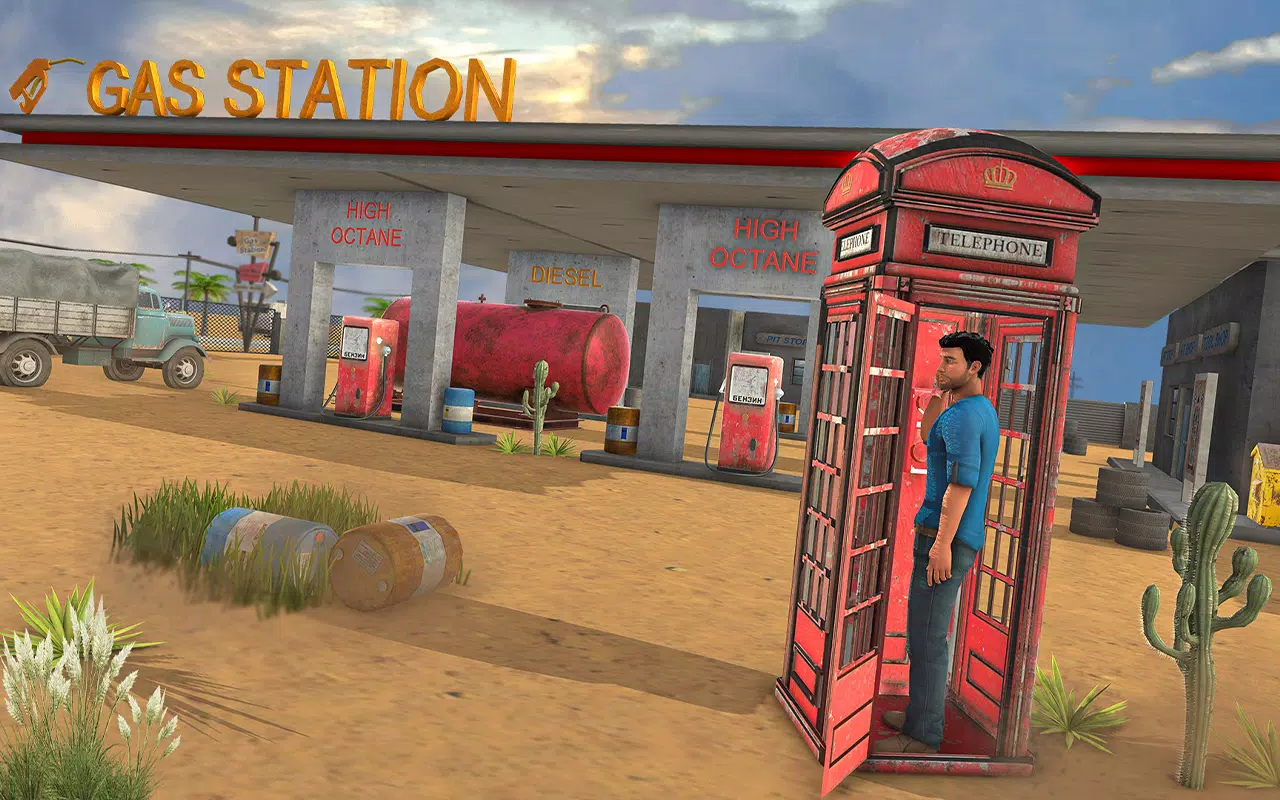 CRIEI UM POSTO DE COMBUSTÍVEL! - Gas Station Tycoon 