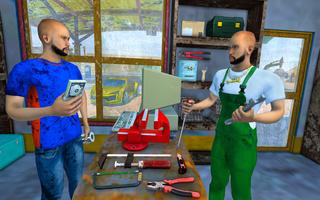 Mechanic Junkyard Simulator 3D постер