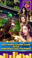 Live Horse Racing Affiche