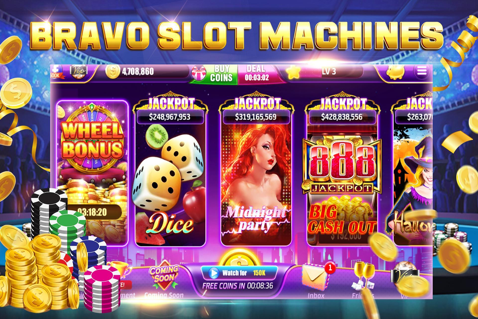 Slots classic games. Bravo Casino software.