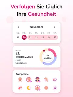 Periodenkalender - Zyklus