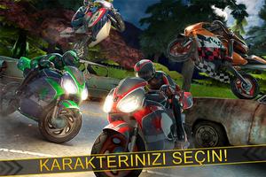Motosiklet Yarış Korku Oyun 3D Ekran Görüntüsü 3