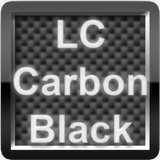 LC Carbon Black Theme icono