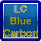 LC Carbon Blue Glass Theme ikona