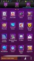 LC Carbon Purple Theme اسکرین شاٹ 1