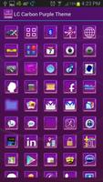 LC Carbon Purple Theme اسکرین شاٹ 2