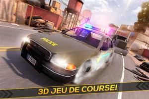 Voiture de Police: Course 3D Affiche