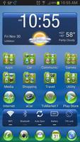 LC Green Sphere Theme plakat