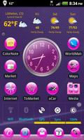 LC Pink Sphere Theme الملصق