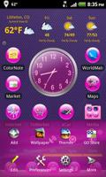 LC Pink Sphere Theme تصوير الشاشة 1