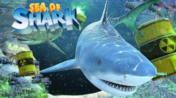 바다의 상어: 시뮬레이터 세계에서의 서바이벌 레이스 포스터