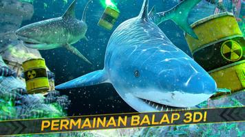 Laut an Hiu Dunia: Hewan Balap screenshot 1