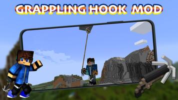 Grappling Hook Mod for MCPE poster