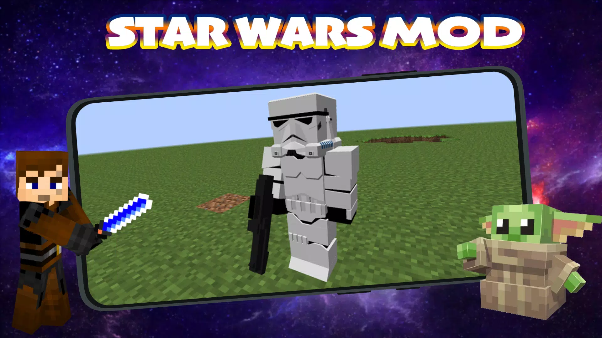 Mod Star Wars Space Addon Minecraft APK für Android herunterladen