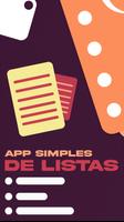 Lista de coisas - app simples poster
