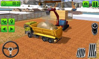 Road Construction Excavator Crane Driver Simulator capture d'écran 2