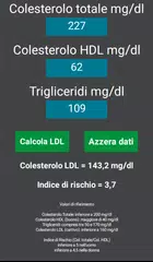 Calcolatrice del colesterolo cattivo (LDL) APK download