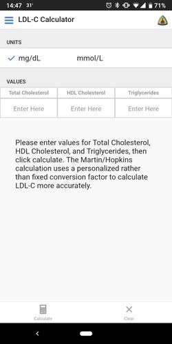 Ldl Cholesterol Calculator For Android Apk Download