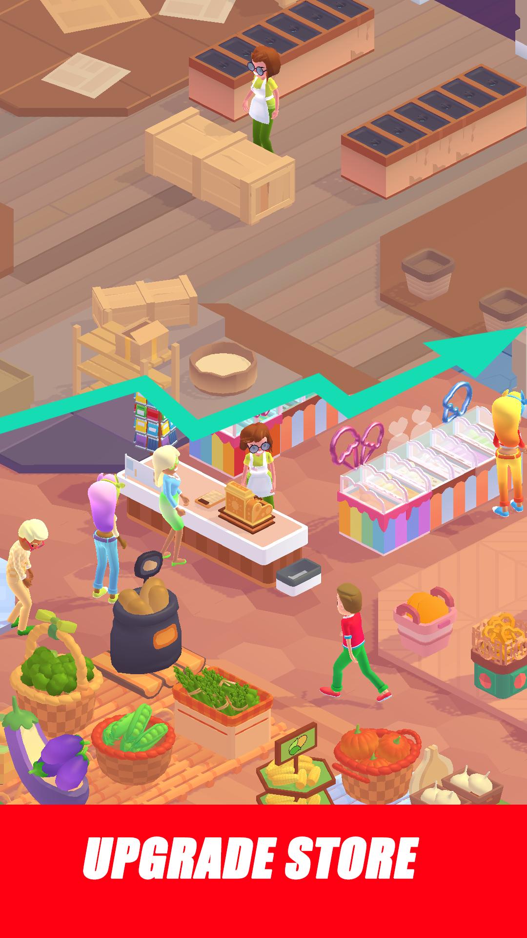 Idle supermarket tycoon shop