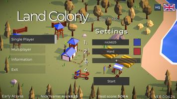 Land Colony: pocket RTS Affiche