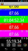 Multi Stopwatch and Timer Pro ภาพหน้าจอ 1