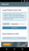 DEBICARE Claims Calculator capture d'écran 2