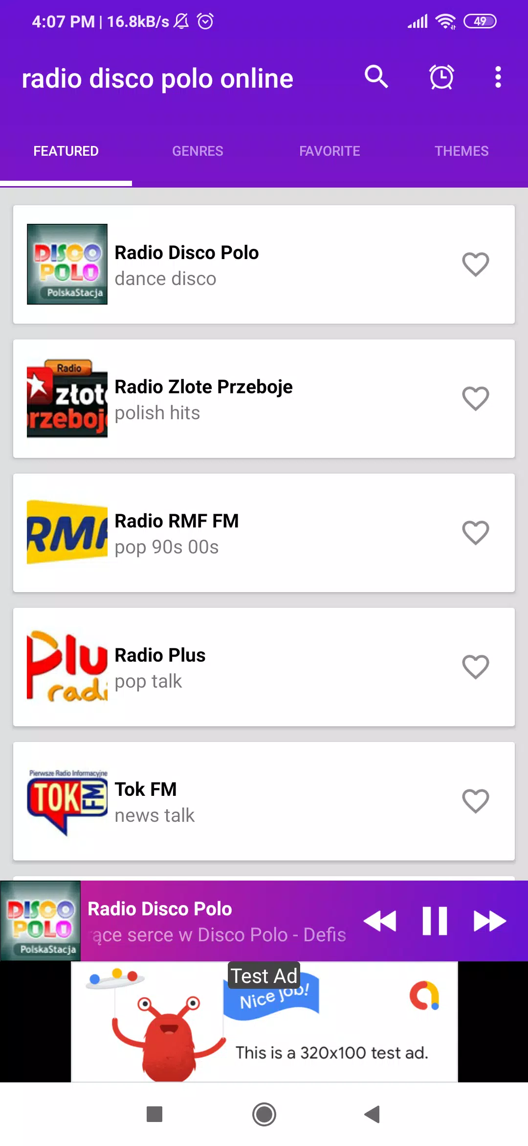 radio disco polo online APK do pobrania na Androida