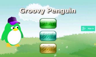 Groovy Penguin Affiche