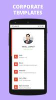 Digital Business Card Maker Ap imagem de tela 1