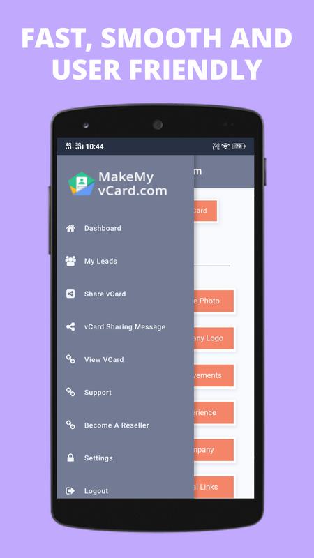 Digital Business Card Maker App By Make My Vcard For Android Apk