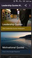 Leadership Quotes Wallpapers Affiche