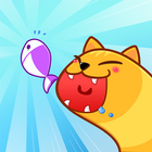 Greedy Worm: Hungry Cat icono