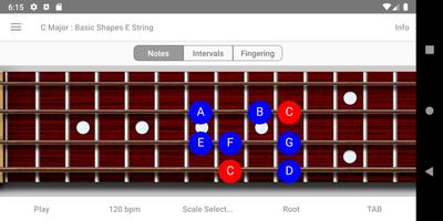 Scales for Bass Guitar الملصق