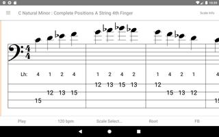 Scales for Bass Guitar syot layar 3