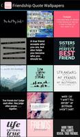 Friendship Quote Wallpapers Affiche