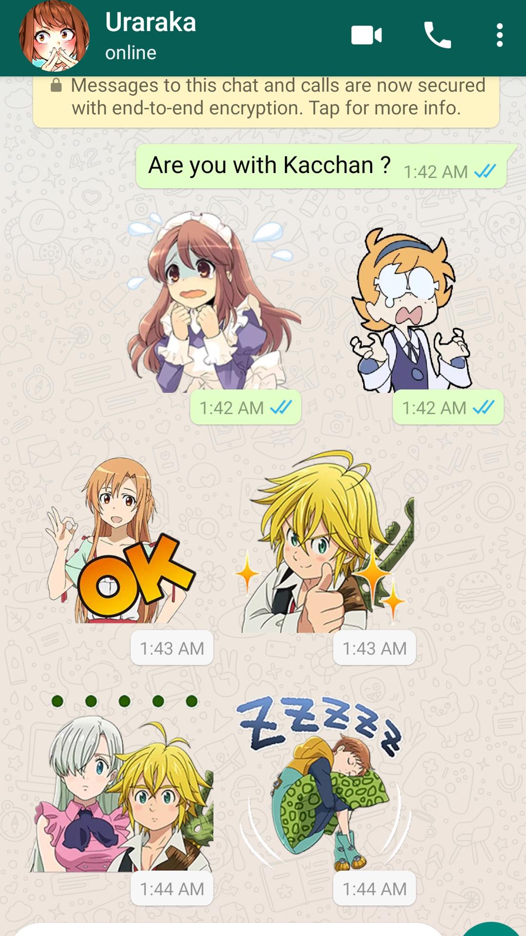 My Anime Stickers Wastickerapps For Whatsapp For Android Apk Download