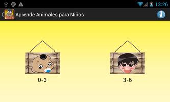 Learn Animals for kids ภาพหน้าจอ 1