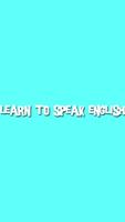 Learn to Speak English poster