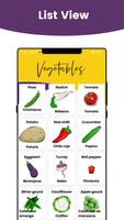 Learn vegetables Names in Spanish with Pictures Ekran Görüntüsü 1