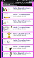 Aprender italiano Clases plakat
