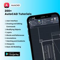 AutoCAD Tutorials App - 2024 poster