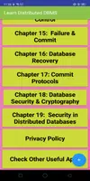 Learn Distributed DBMS capture d'écran 3