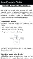 Learn Penetration Testing capture d'écran 1