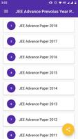 JEE Advanced Previous Year Solved Question Paper capture d'écran 1