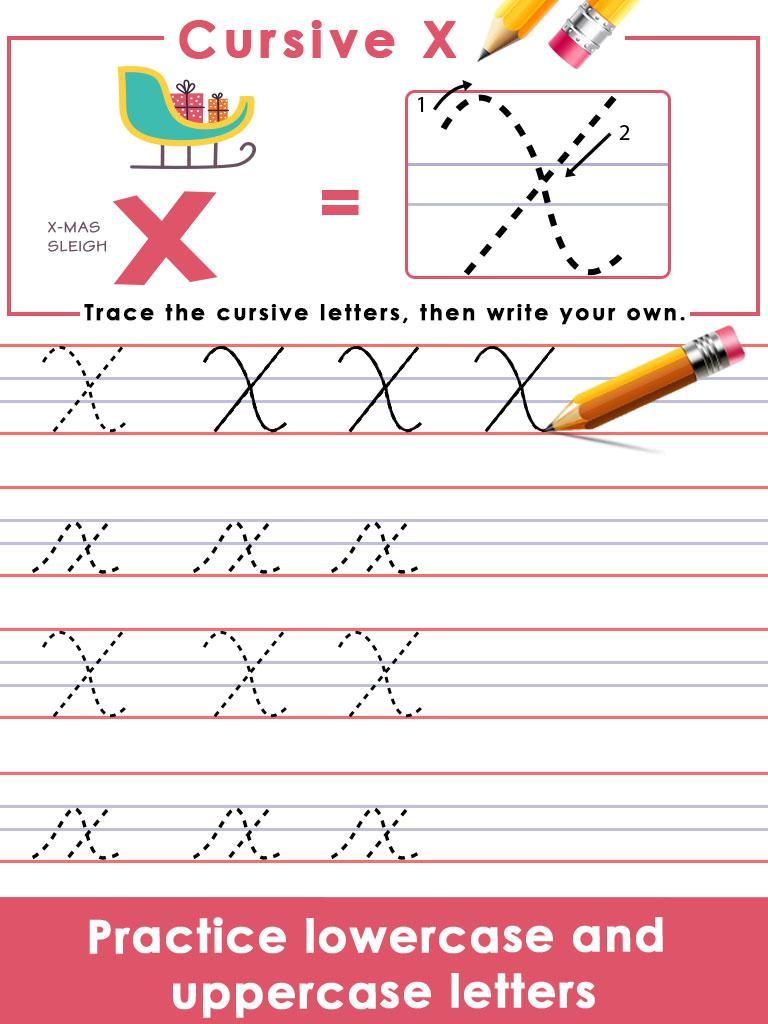 kids learn cursive writing cursive for toddlers for android apk