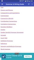English Writing & Grammar Guide Ekran Görüntüsü 2