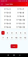 Learn Tables By Neha (Multiplication Tables) capture d'écran 1