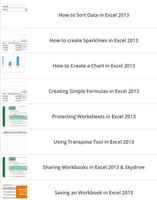 Learn Excel 2013 capture d'écran 1